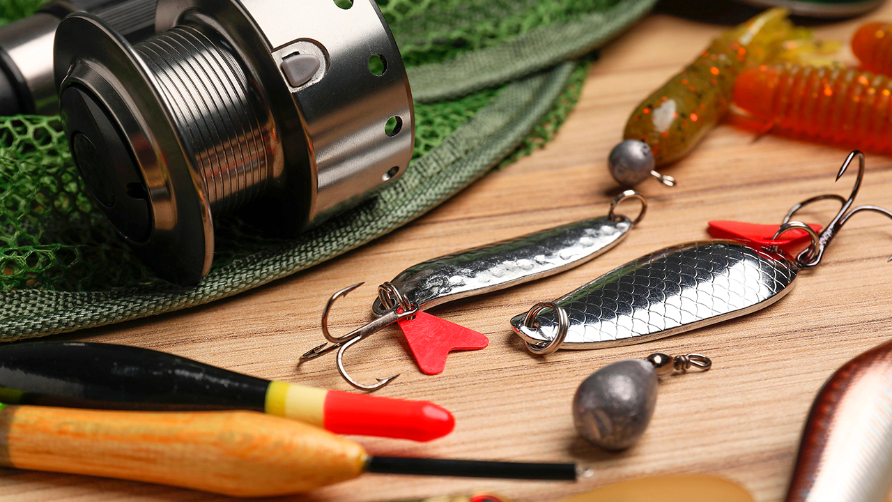 Close-up of fishing equipment. Image produced by More Jersey.