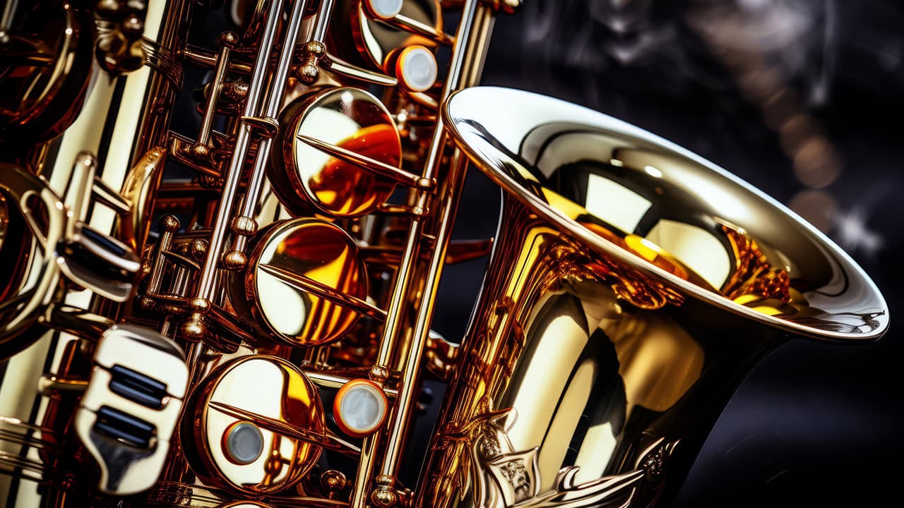 Close-up of saxophone musician playing Jazz music. Image produced by More Jersey.