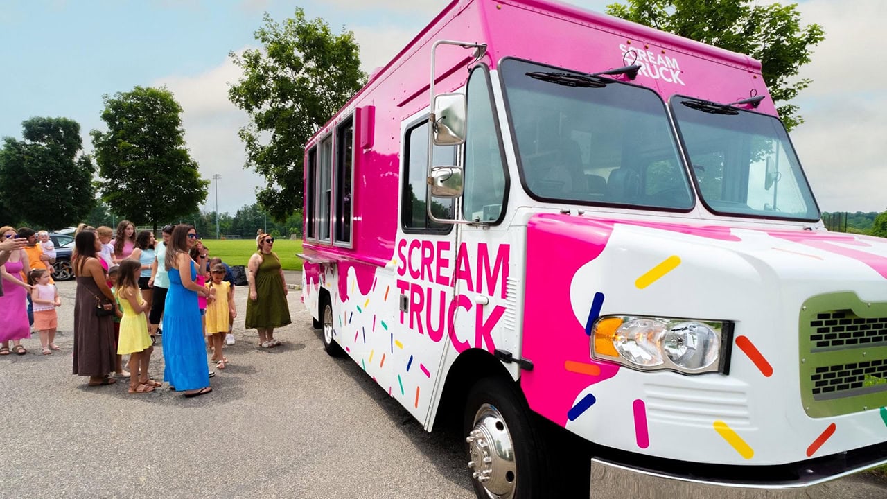 NJ residents in line up at Scream Truck Image produced by More Jersey.