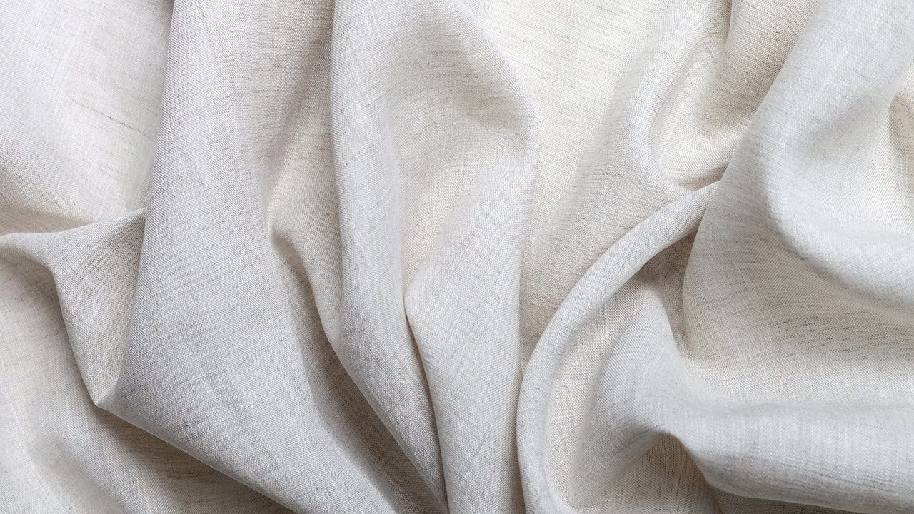 White silk satin fabric. Image produced by More Jersey.